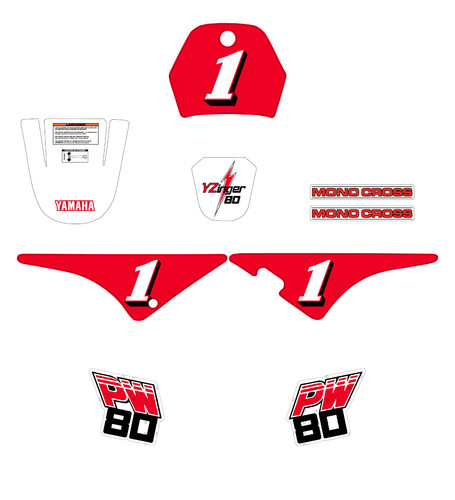 Autocollants stickers kit - autocollants,