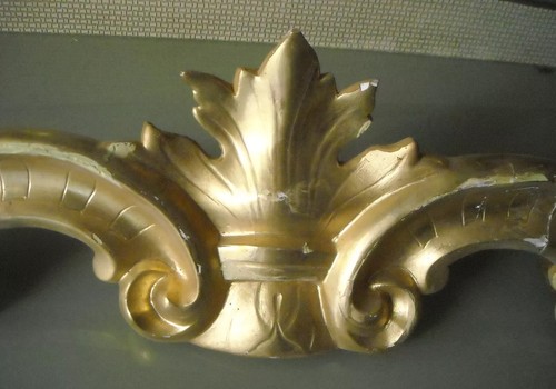 Decorativa antica cimasa legno - decorativa,