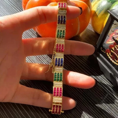 Bracciale vintage 14ctw taglio - bracciale,