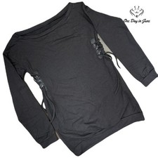 Felpa laterale in pizzo collo