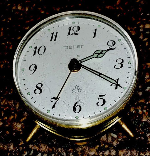 Orologio rotondo vintage - vintage, peter