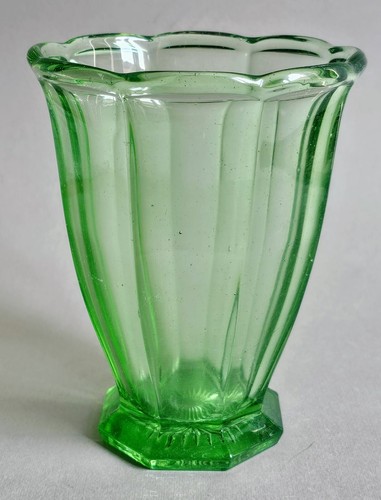 Vaso verde decò anni - , '30