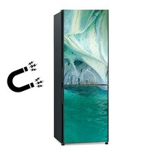 Adesivo magnetico frigo congelatore magnete foto marmo grotte lago geologico