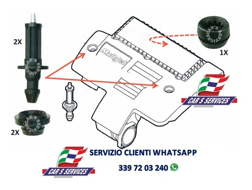 Kit viti gommini - viti, coperchio