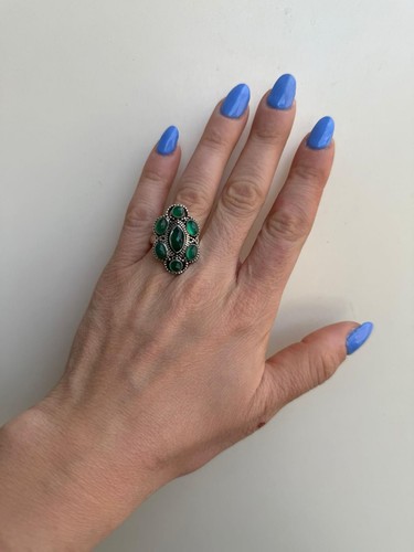 Anello argento 925 - anello, giada