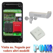 TENDE DA SOLE AUTOMAZIONE CON CENTRALE RADIOCOMANDO E ANEMOMETRO SENSORE VENTO