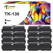 8 toner XXL TK 130 per Kyocera FS 1350 DN N FS 1300 D DN TK-130