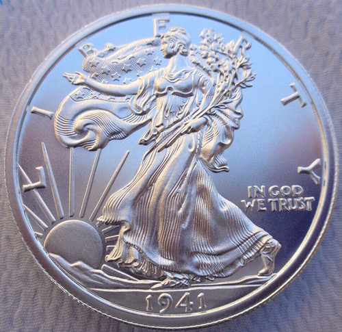 Moneta mezzo dollaro - 2, oz.