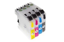 Ricarica cartucce inchiostro CISS per Brother MFC-J6520DW MFC-J4710DW vuota + chip