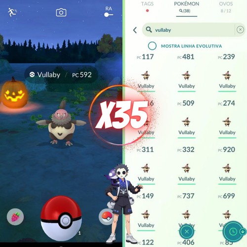 Vullaby pokémon - vullaby, go