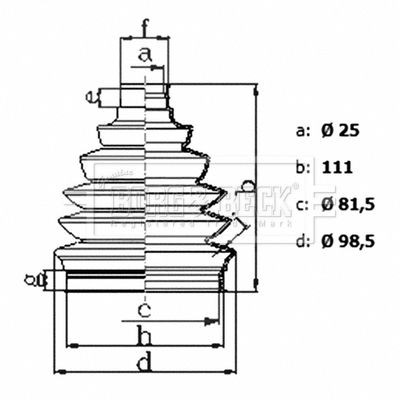 Albero trasmissione borg - trasmissione, &