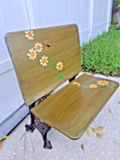 antico banco scuola pieghevole