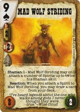 Mad Wolf Striding - Ashes to Ashes - Doomtown CCG