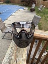 Maschera Paintball CRBN Zero Pro fumo con lente trasparente USATA