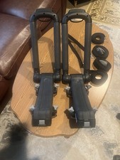 Thule Hull-A-Port Aero Kayak Rack Carrier Modello 838 Coppia Pieghevoli Piatti (con Cinghie)