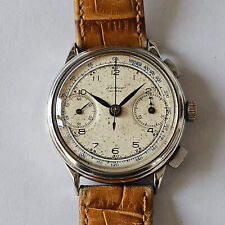 GENEVE SUISSE-ARGENTO 0,800-LANDERON HAHN-RUOTA A COLONNE-OVERSIZE (39 MM)-RARO