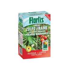 Fungicida ZOLFO e RAME FLORTIS Polvere - Rose, Ortaggi etc. - Tutte le malattie