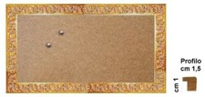Cornice in legno in oro classica da appoggio per foto stampe  Spessore cm. 1,5