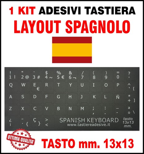 Adesivi tastiera layout - adesivi,