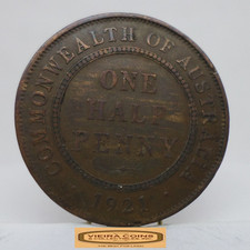 1921 Australia Half Penny -