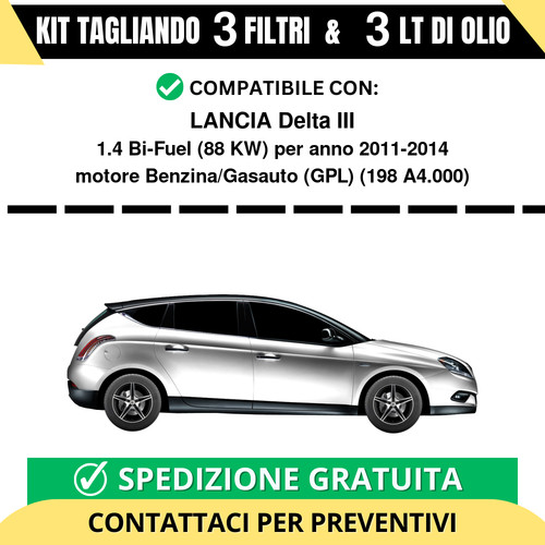 Tagliando per lancia delta - lancia, iii