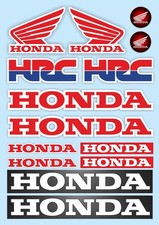 Stock 5 Kit Adesivi HONDA HRC