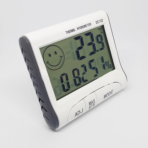 Lcd orologio sveglia igrometro - orologio,