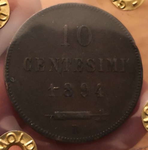 Moneta centesimi 1894 - centesimi, 1894,