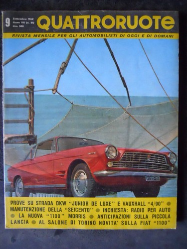 Quattroruote 1962 test dkw - quattroruote,