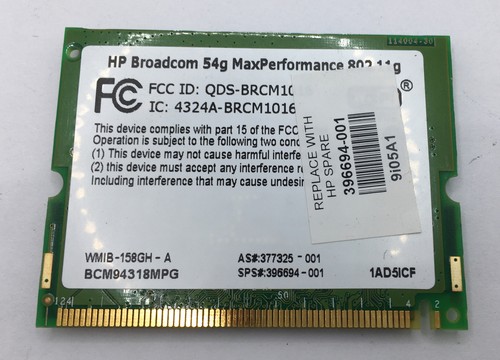 Broadcom 54g maxperformance - broadcom,