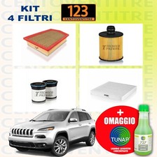 KIT TAGLIANDO 4 FILTRI JEEP