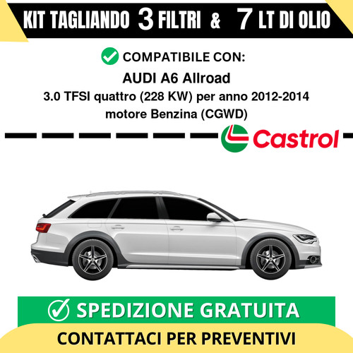 Tagliando per audi - per, allroad