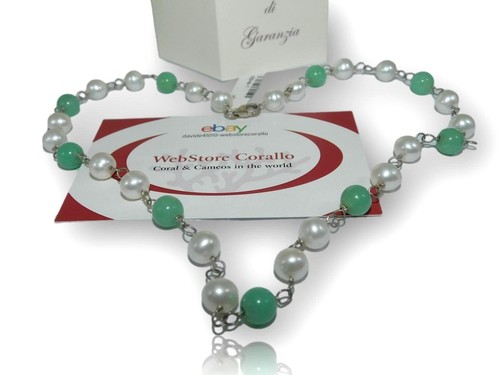Collana donna con vere - , perle
