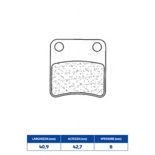 PASTIGLIE FRENO SINTERIZZATA