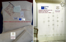 Tenda puro lino ricamo a mano