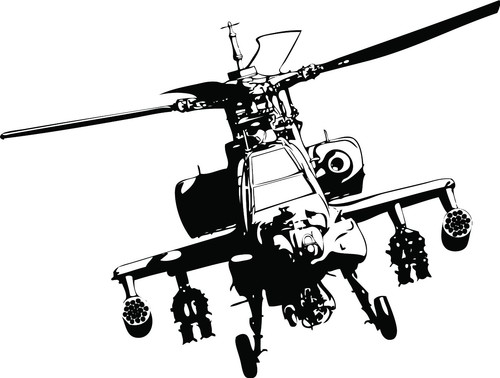 Grande apache elicottero arte - apache,
