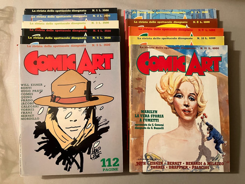 Rivista comic art lotto nn - comic,