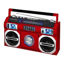 BOOMBOX Street Bluetooth anni 80 stile retrò con radio, lettore CD