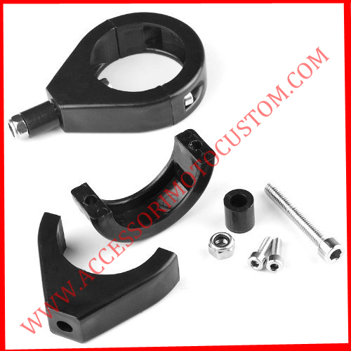 Supporti frecce neri 39mm - 39mm, moto