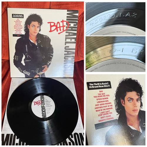 Michael jackson bad - nm/ex,