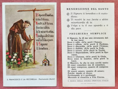Santino holy card san - card:,