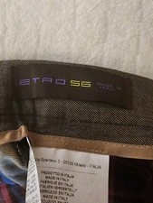Pantaloncini sartoriali Etro taglia 56 con risvolti