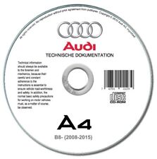 Audi A4 B8 (2008-2015)  manuale officina  su cd