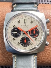 Breitling Ref. 814 Cronografo Carica Manuale Orologio Vintage Tre Registri