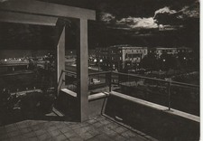 C3 - Cp Cartolina RIMINI Particolare della Spiaggia Notturno  - Fg  Vg 1953