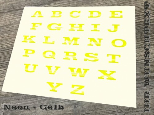 Adesivo testo scelta neon - adesivo, a