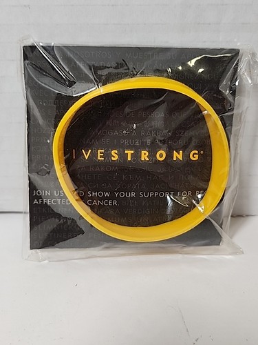 Bracciale livestrong giallo - bracciale,