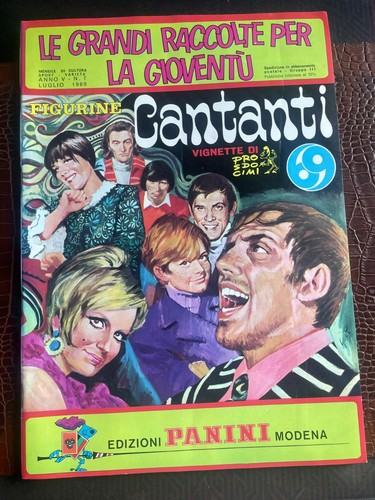 Album figurine cantanti - cantanti, panini