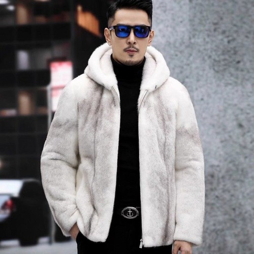 Cappotto visone uomo pelliccia
