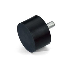 Supporto antivibrante in gomma piede-maschio | 75x50 | M12
